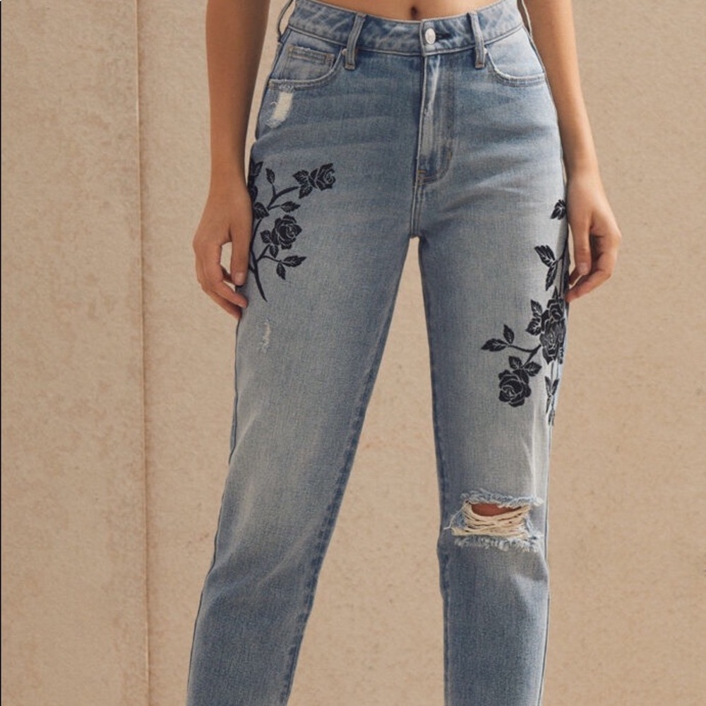 Pacsun Embroidered Jeans